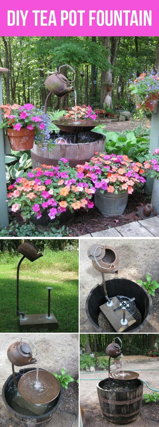 Tilted Teapot Water Feature