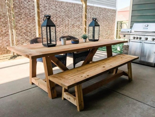 Reclaimed Wood Gathering Table