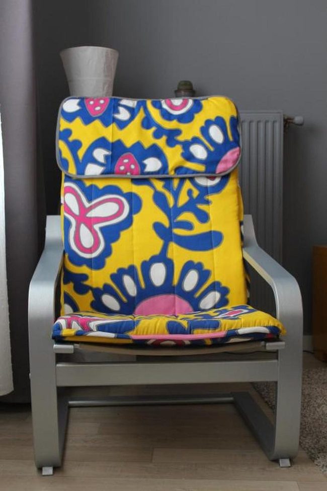 Butterfly Floral Chairs In Sunset Colors
