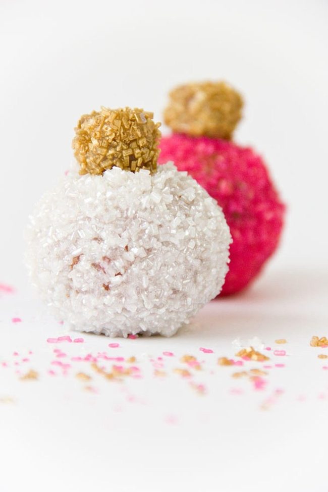 Golden Sprinkled Sugar Pearls