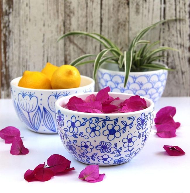 Overflowing Lemons Yellow Ceramic