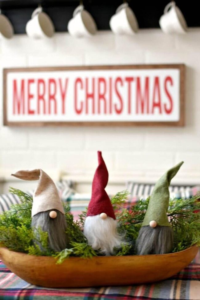 Wooden Spools Santa Gnome Collection