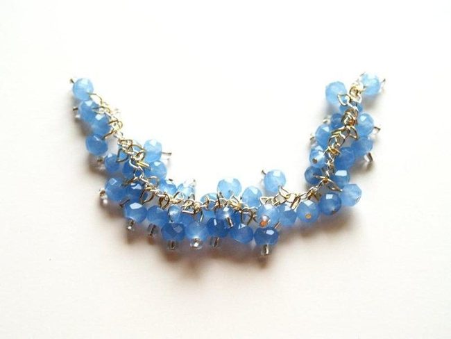 Sapphire And Gold Luminescence