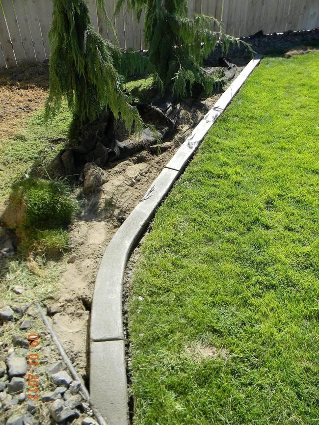 Concrete Garden Borders Modern