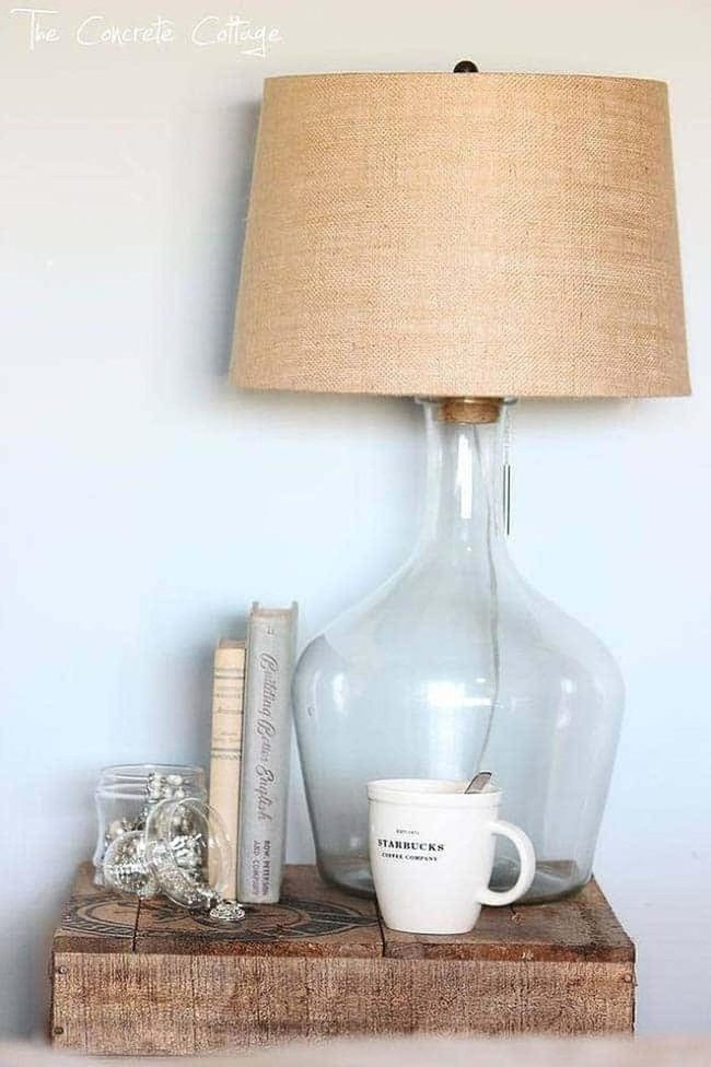 Oversized Wine Bottle Lamps
