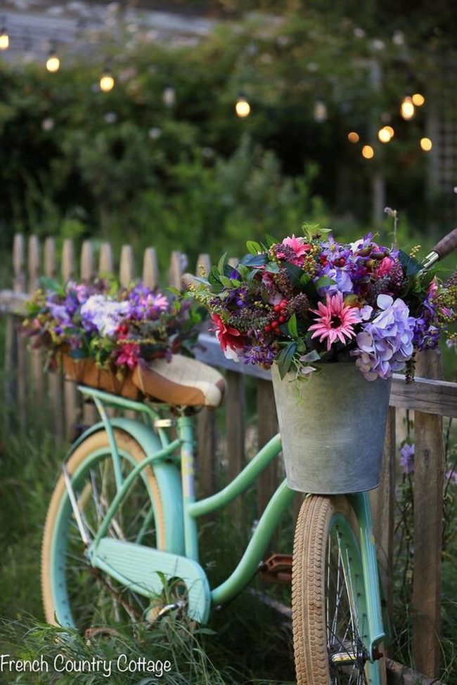 Vintage Bicycle Planter Station