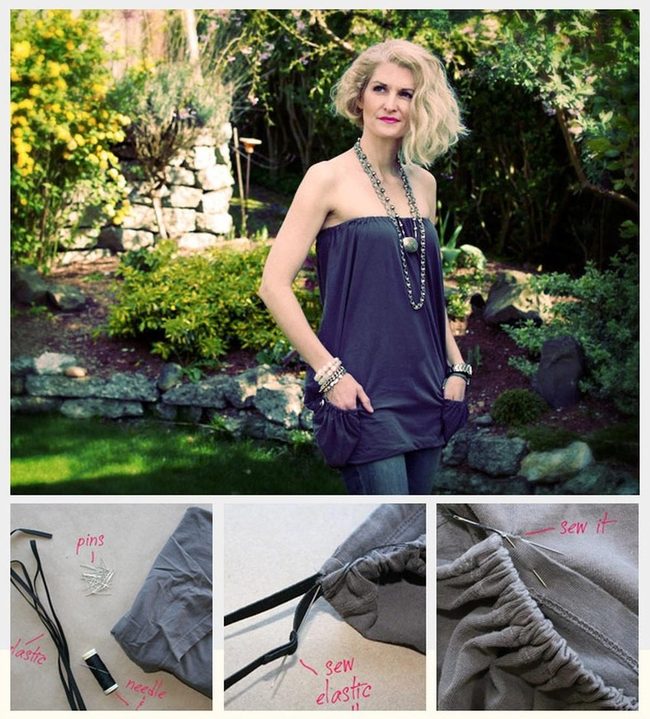 Dark Gray Stretch Tube Simplicity