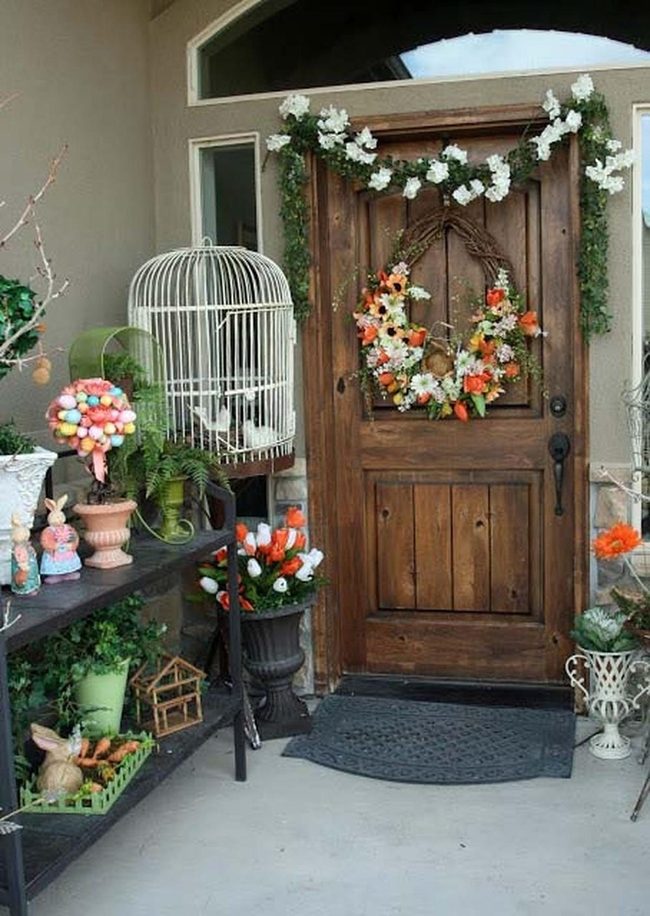 Green Garlands White Flowers Everywhere
