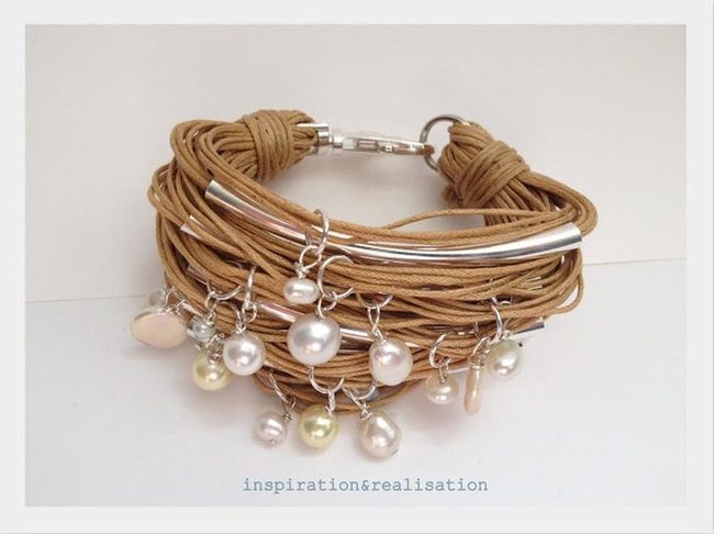 Pearl And Silver Woven Elegance