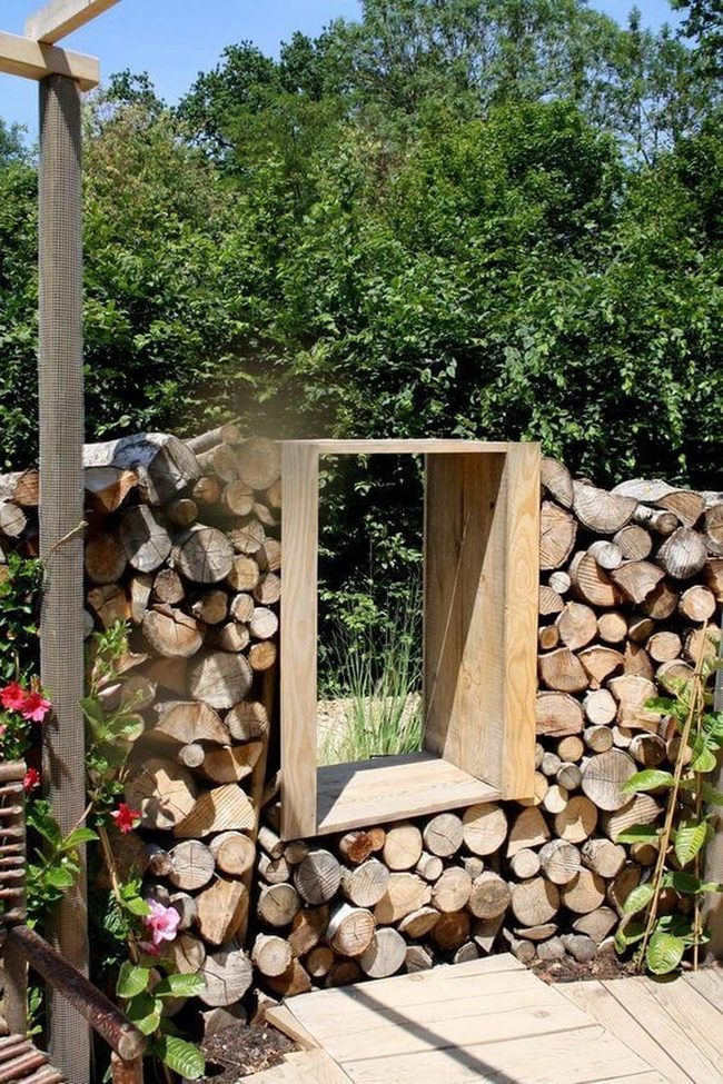 Raw Wood Garden Statements