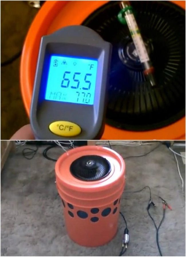 Diy Bucket Ice Fan Cooler