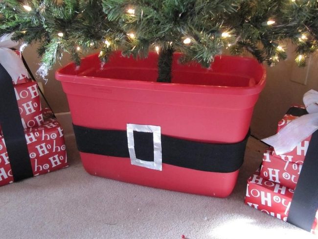 Evergreen Sparkle With Red Belt