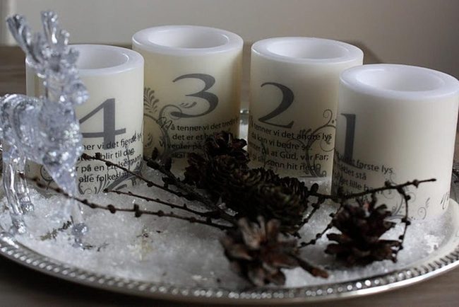 White Candles Silver Countdown