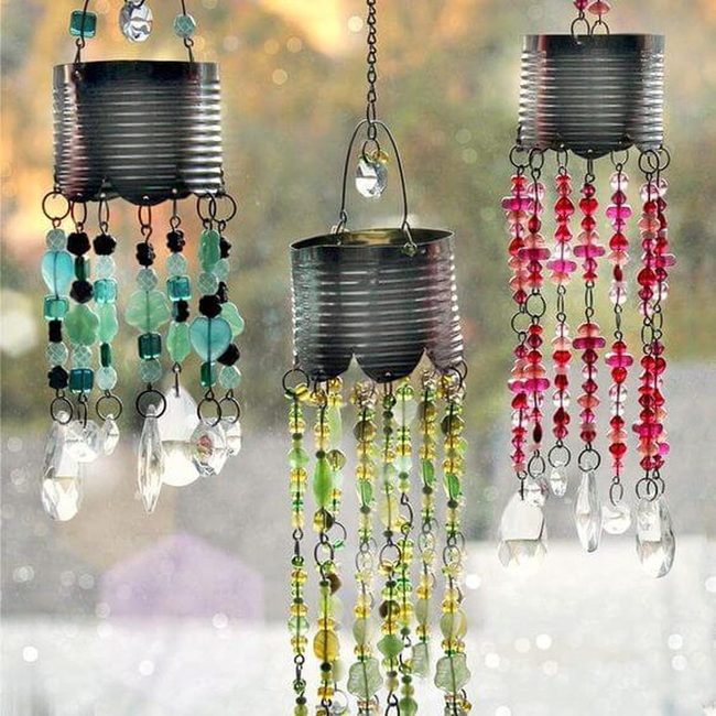 Dangling Terra Cotta Wind Chimes