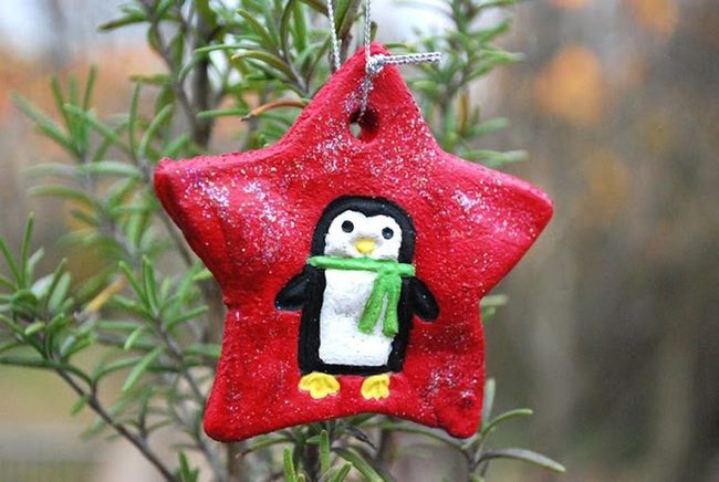 Red Star Penguin Sparkle