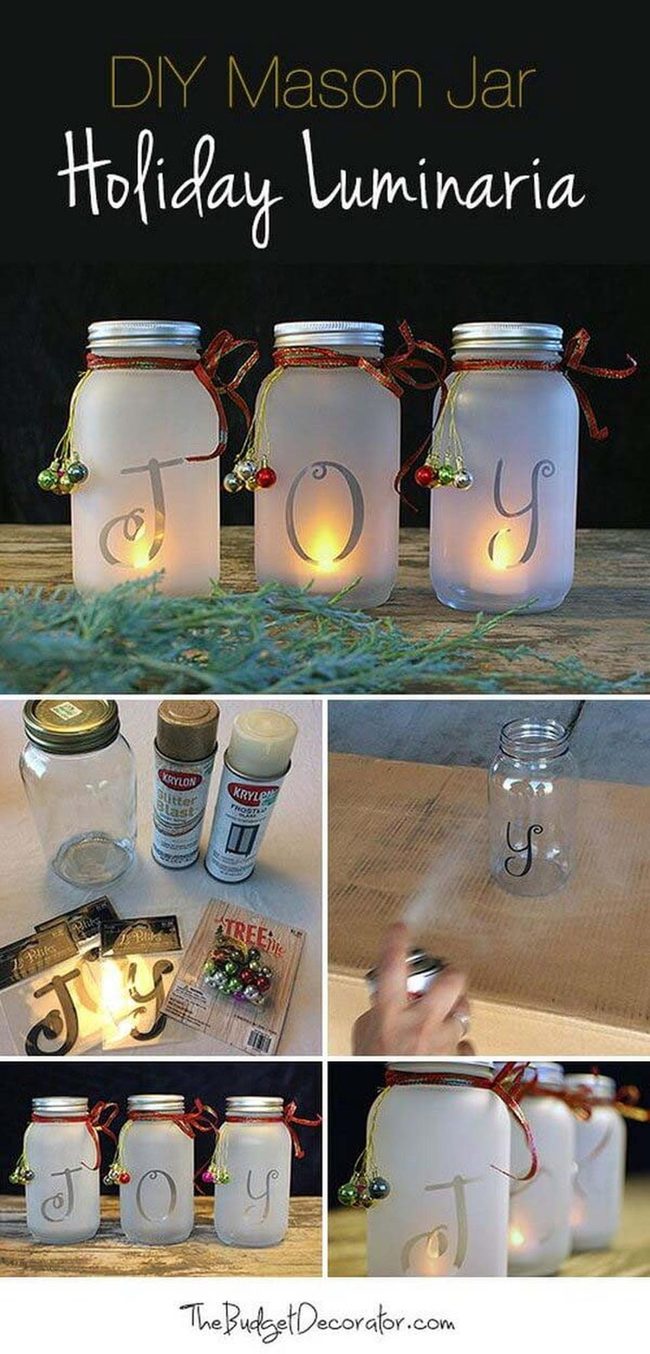 Frosted Glass Letter Luminaries