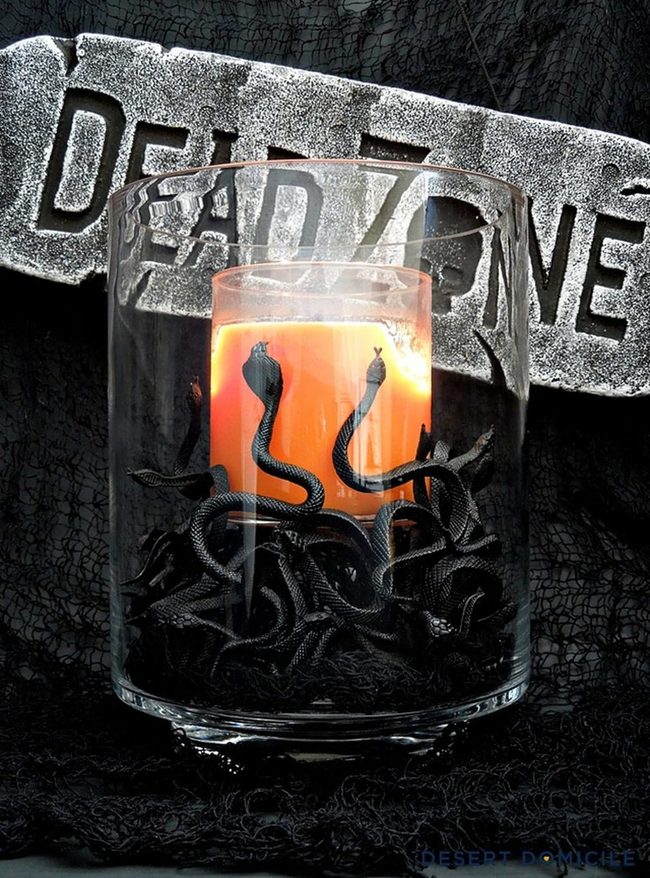 Orange Flames Black Serpents Dead
