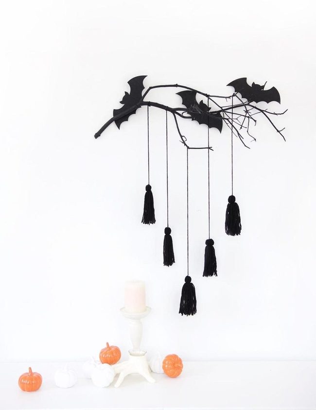 Black Bats Against White Walls