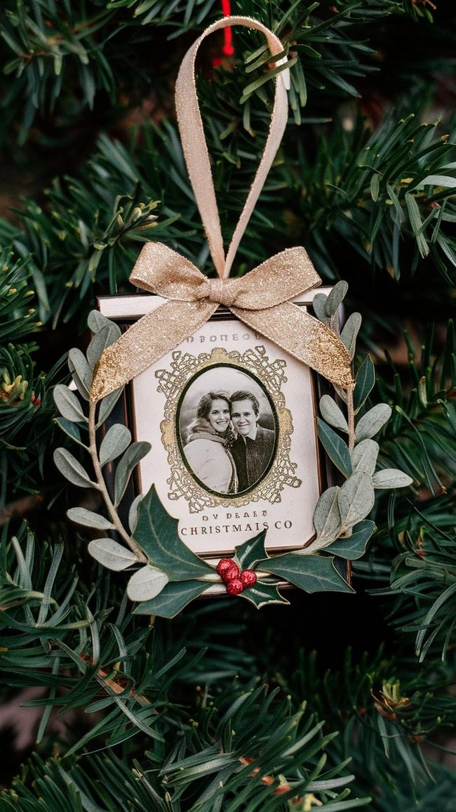Framed Memories With Festive Ribbons