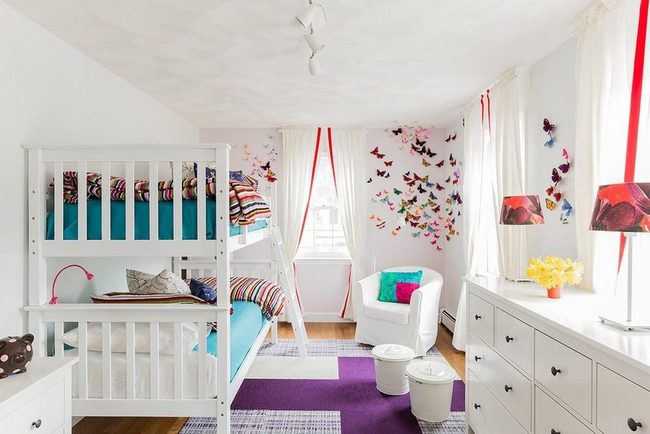 Butterfly Wings And Blue Bunks