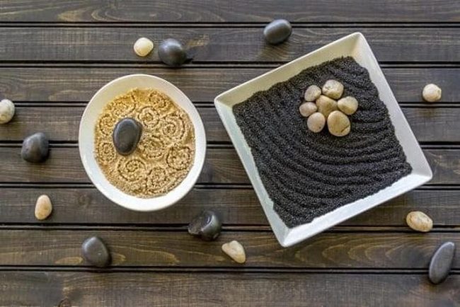Desk Sand Garden Stones