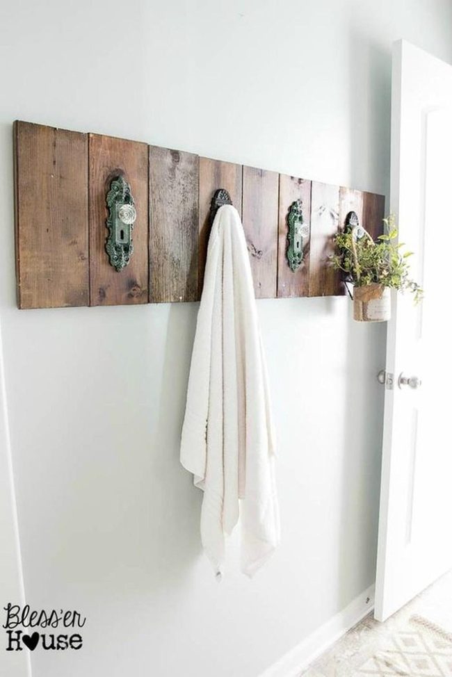 Antique Doorknobs Towel Hooks
