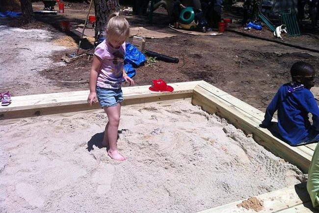 Backyard Sand Play Box