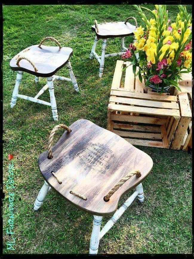 Whitewashed Legs Dark Grain Tops