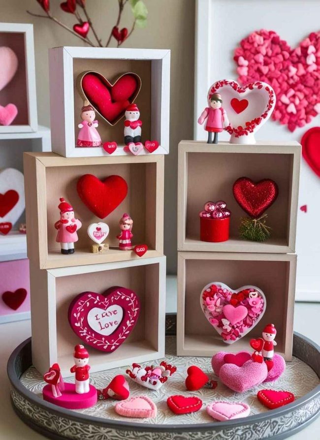 Tiny Lovebirds Valentine Displays