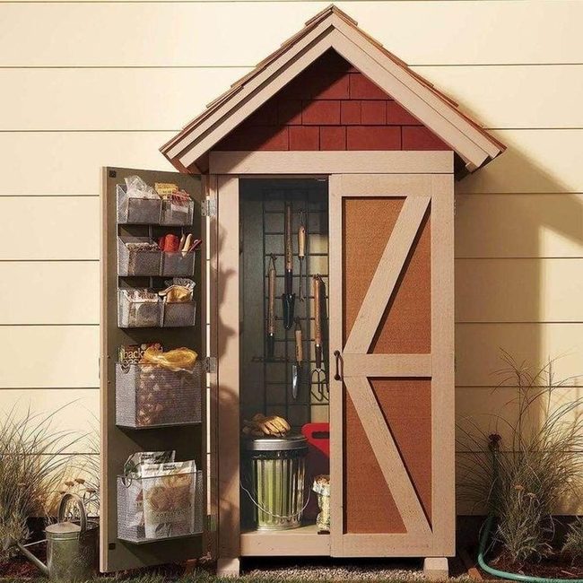 Organized Garden Storage Shed Essentials