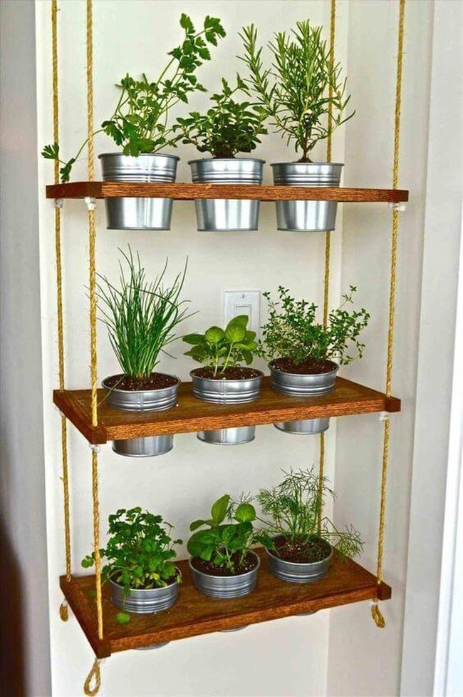 Vertical Herb Garden Ropes