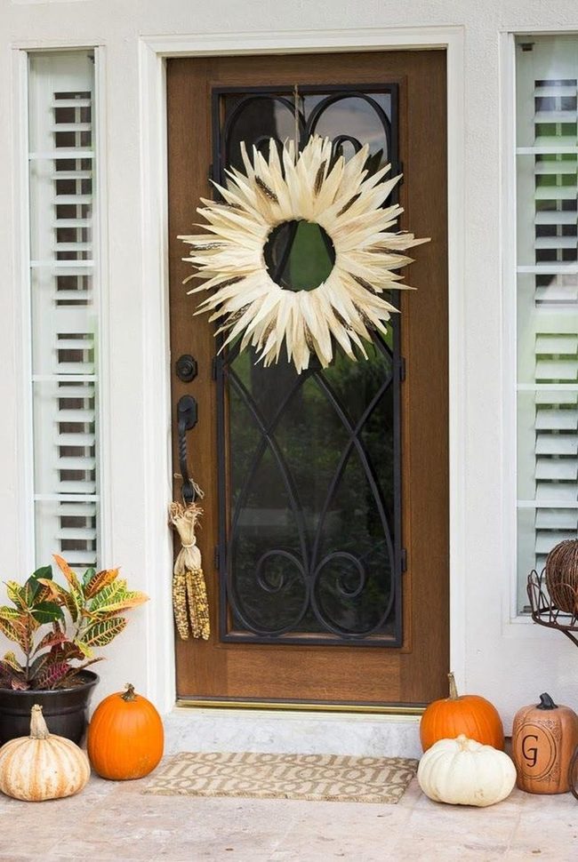 Black Screen Door Golden Harvest Welcome