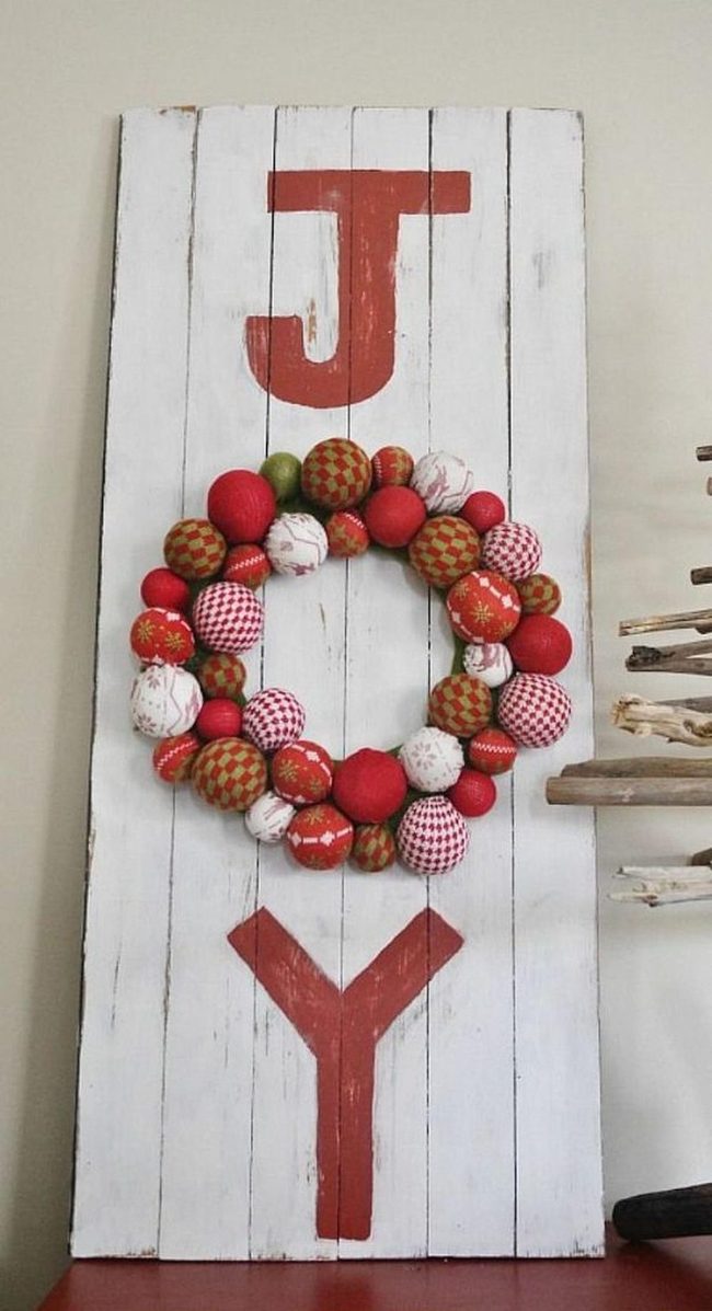 Red And Green Fabric Ball Joy