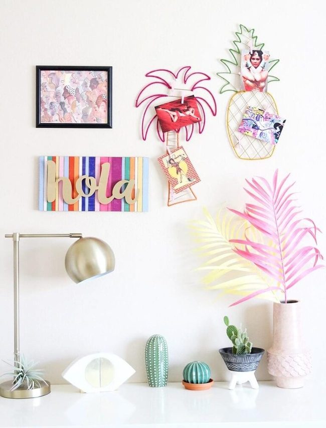 Tropical Metal Photo Frames
