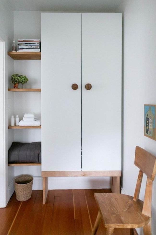 Warm Wood Floors White Walls