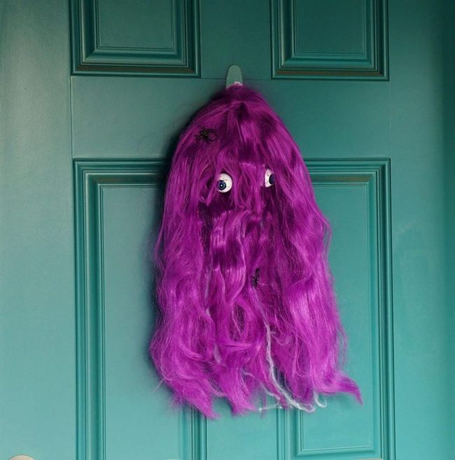 Purple Hair Monster Door
