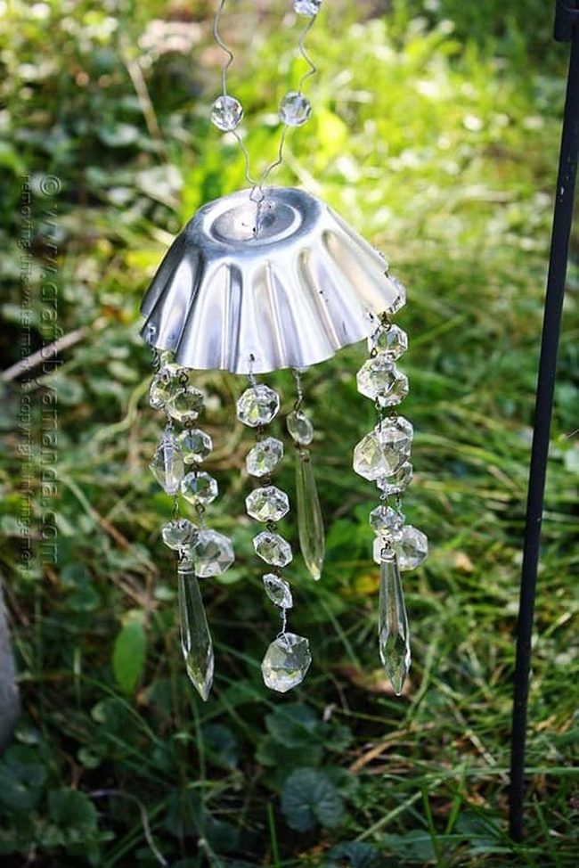 Vintage Jelly Molds Wind Chimes