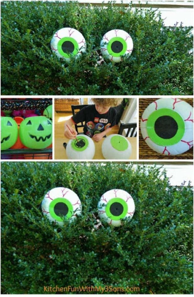 Oversized Pumpkins Bloodshot Eyeballs