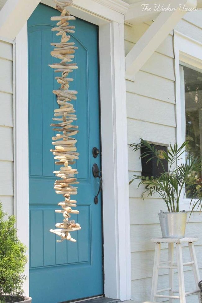 Weathered Driftwood Rain Chain