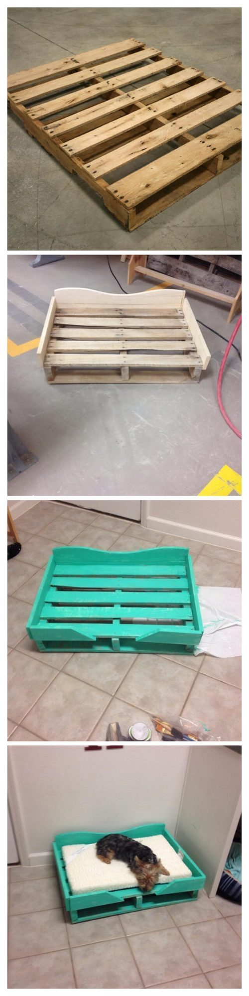 Reclaimed Pallet Dog Bed