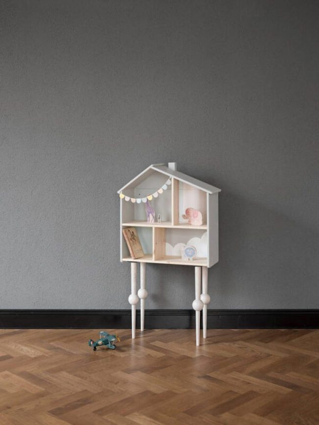 House-Shaped Bookcase With Legs