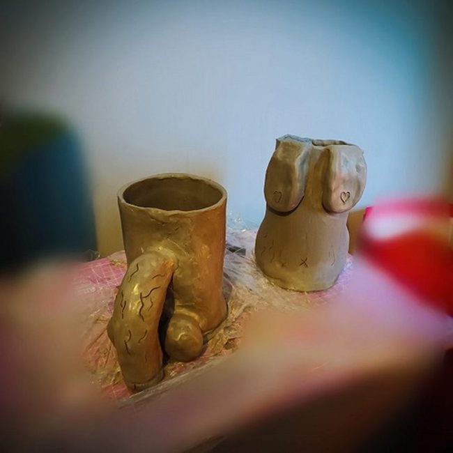 Cheeky Ceramic Body Planters