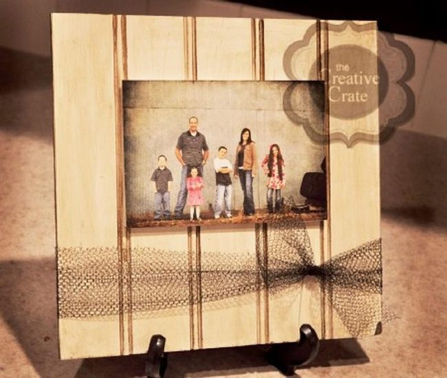 Family Photo Beadboard Keepsake