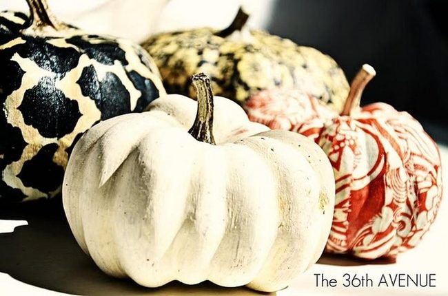 Hand-Painted Pumpkin Art Collection