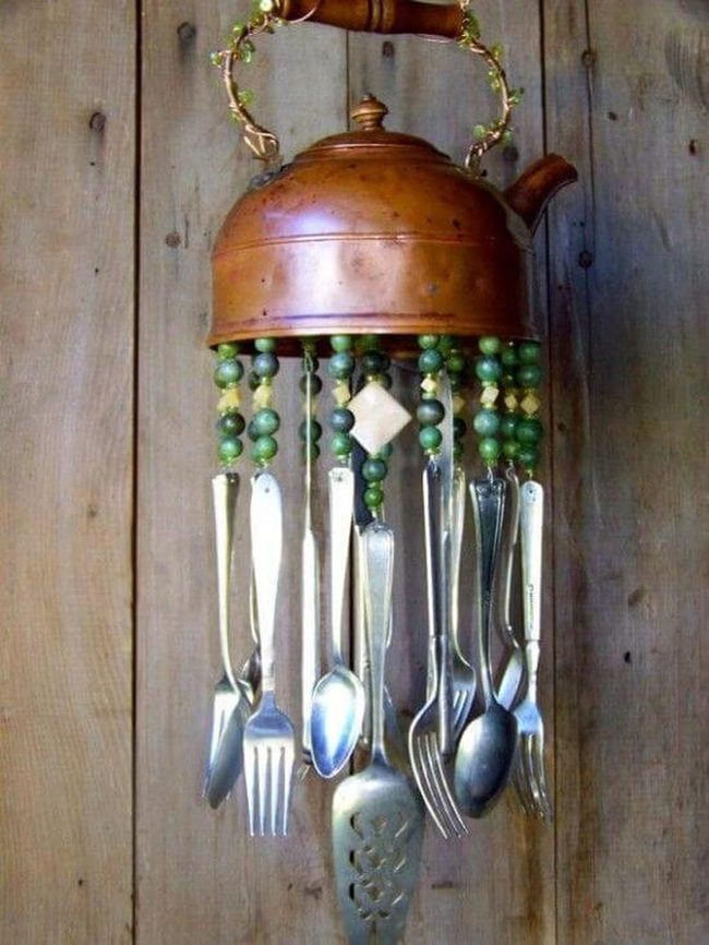 Vintage Silverware Wind Chime