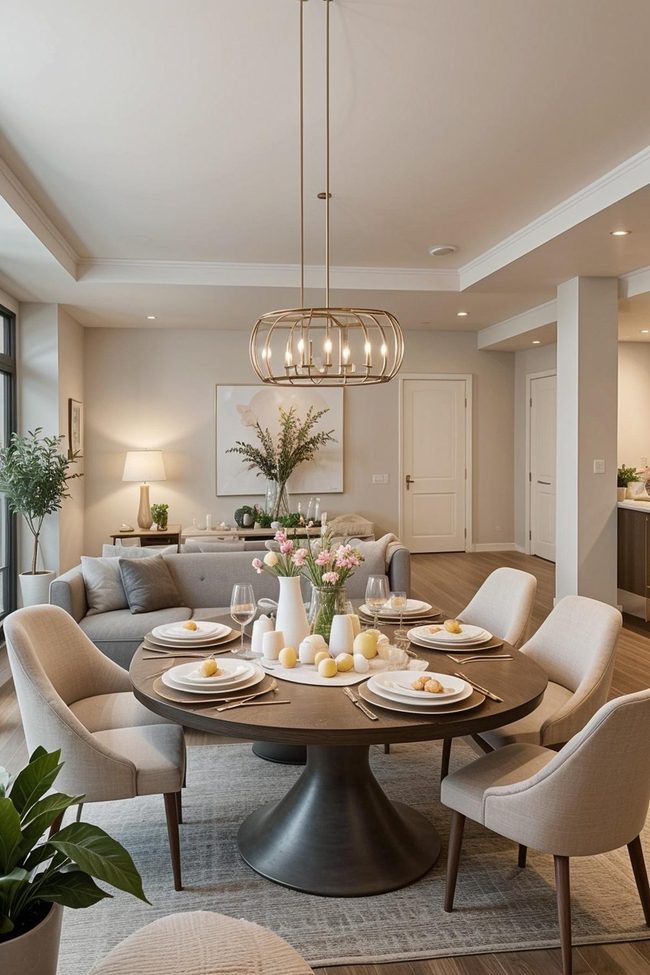 Pastel Centerpieces Lamp Doorways