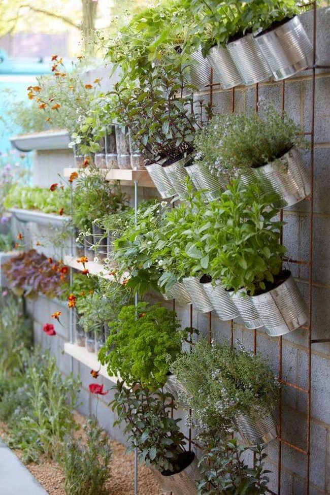 Cascading Green Wall Layers