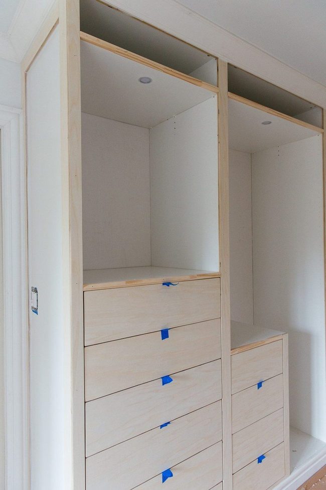 Illuminated Closet Storage Shelves