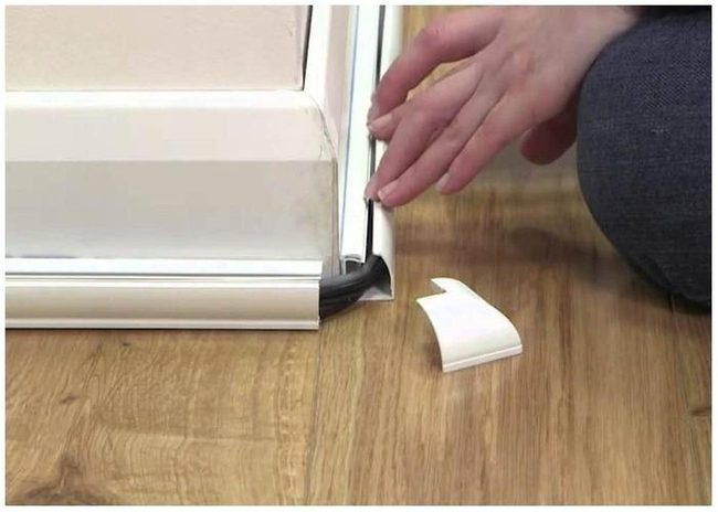 White Plastic Cord Concealment System