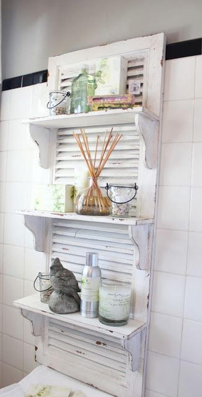 Whitewashed Wood Meets Glass Serenity